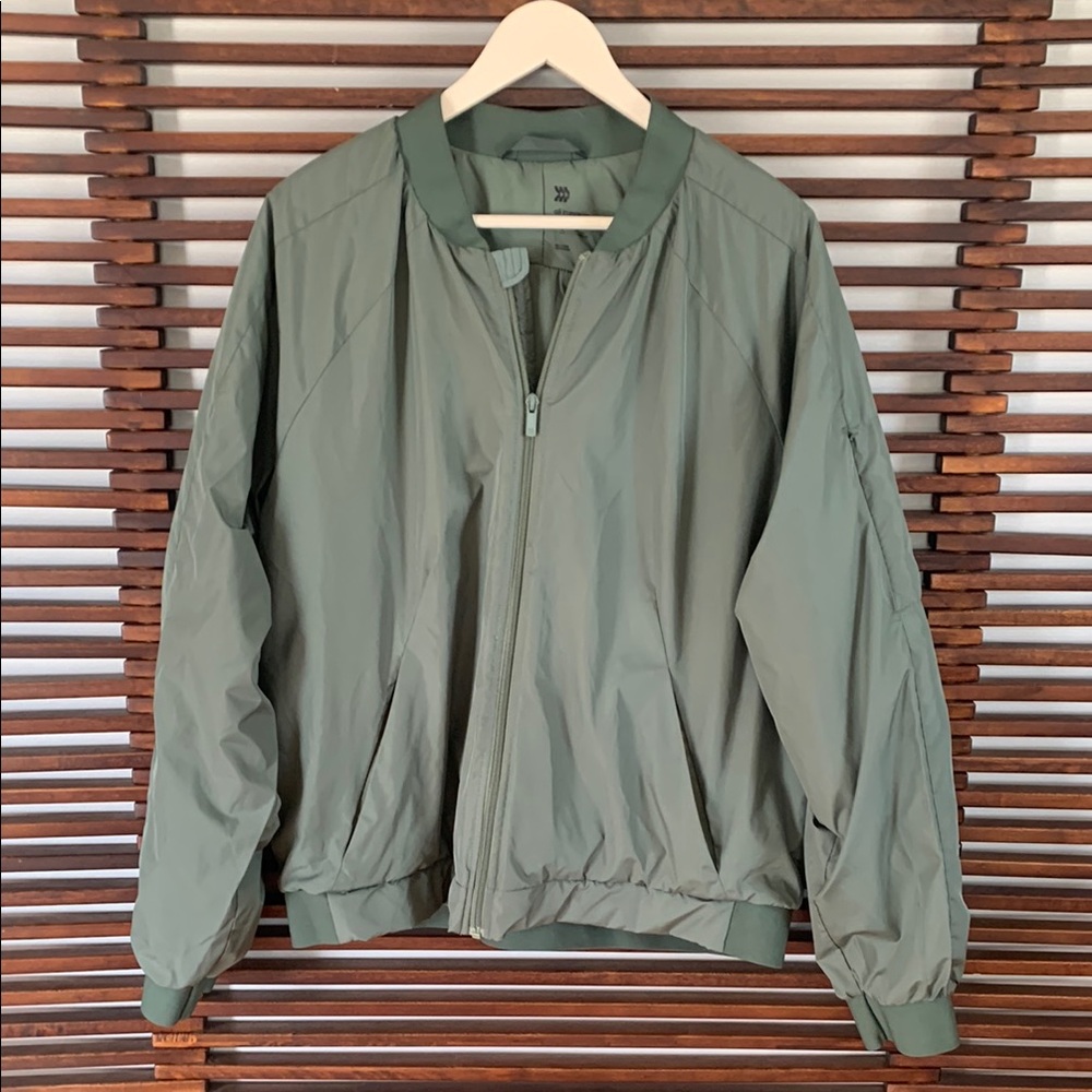 All in Motion Olive Bomber Jacket